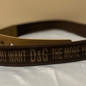 Dolce & Gabbana belt 48” total length